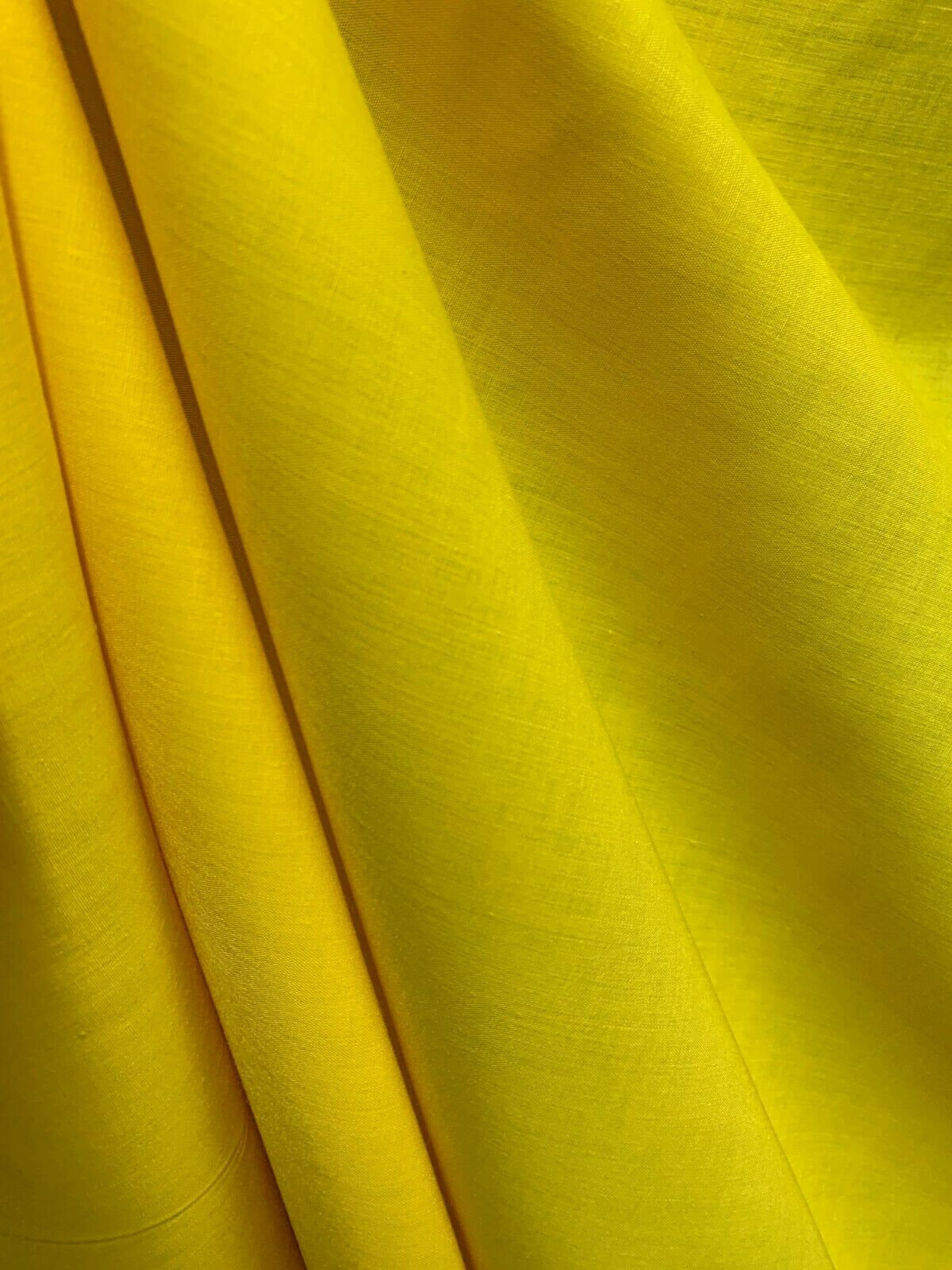 YELLOW Light Weight Cotton Fabric (45 in.) Sold By The Yard