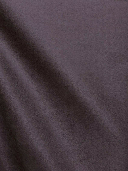 DARK LILAC Solid Faux Suede Upholstery Drapery Fabric (54 in.) Sold By The Yard