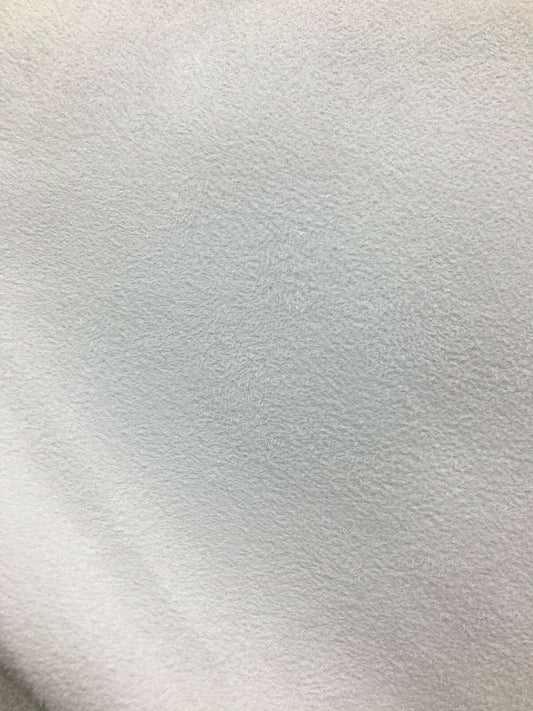 WHITE Upholstery Suede Micro Faux Polyester Drapery Fabric (56 in.) Sold By The Yard