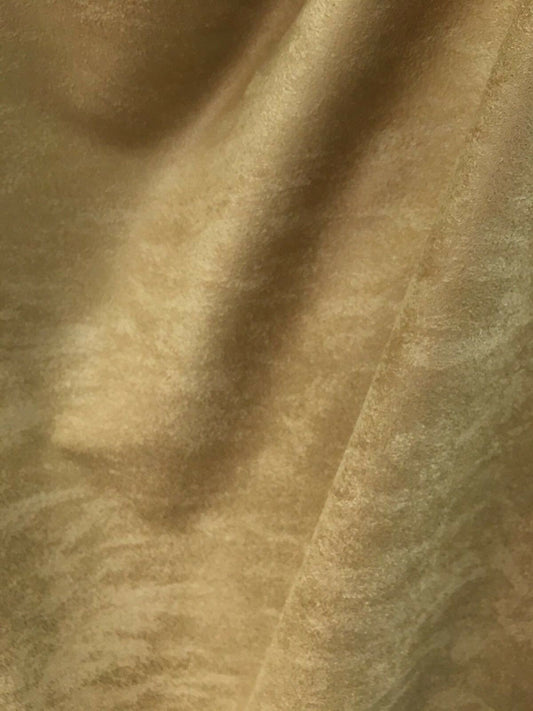 TAN Solid Faux Suede Upholstery Drapery Fabric (54 in.) Sold By The Yard