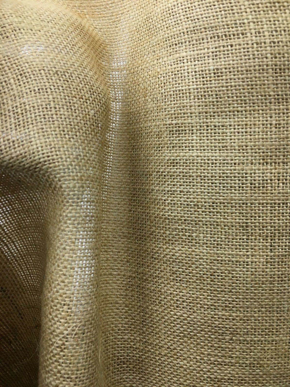 NATURAL JUTE Burlap Fabric (60 in.) Sold By The Yard
