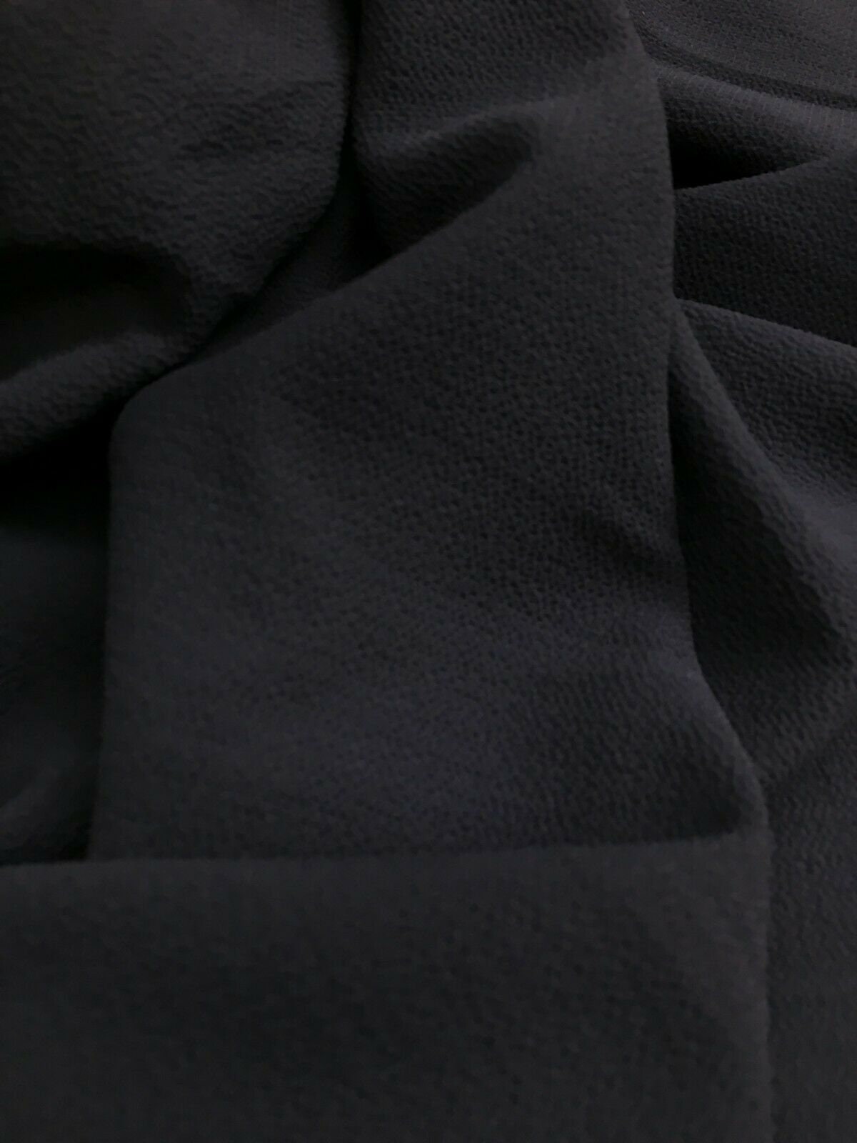 BLACK Bubble Crepe Georgette Fabric (60 in.) Sold By The Yard