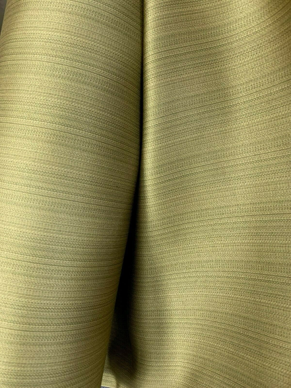 OLIVE GREEN Extra Wide Brocade Upholstery Drapery Fabric (110 in.) Sold By The Yard