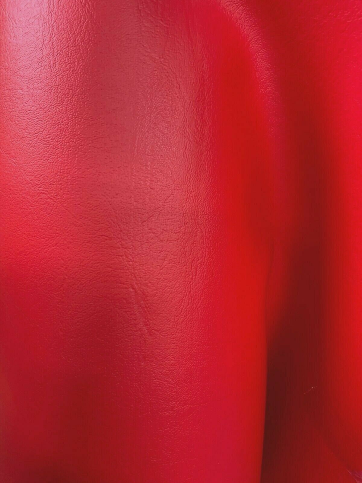 RED Faux Leather Vinyl Upholstery Fabric (54 in.) Sold By The Yard