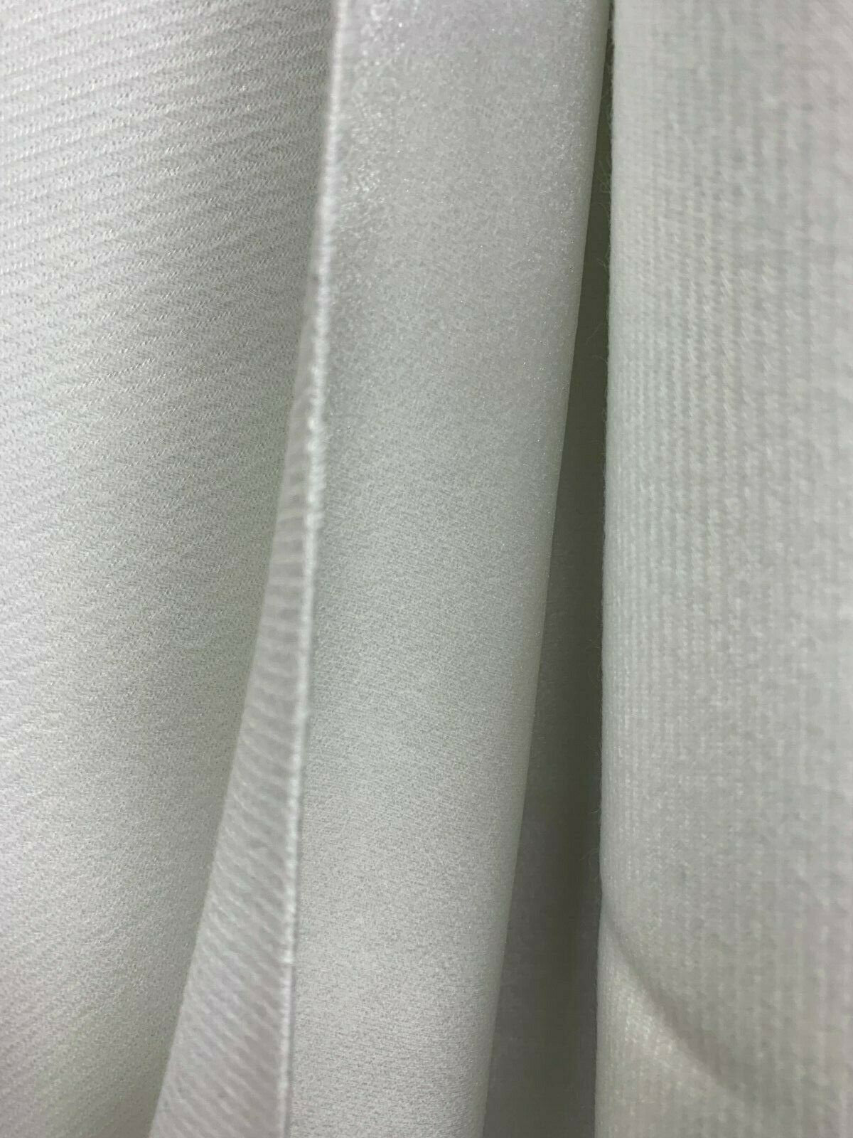 WHITE Soft Upholstery Drapery Velvet Fabric (56 in.) Sold By The Yard