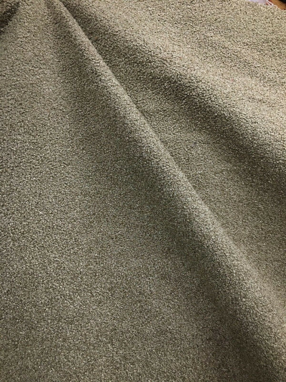 DARK BEIGE Solid Soft Chenille Upholstery Fabric (54 in.) Sold By The Yard