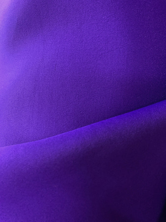 PURPLE Neoprene Scuba Knit Fabric Polyester Spandex (58 in.) Sold By The Yard