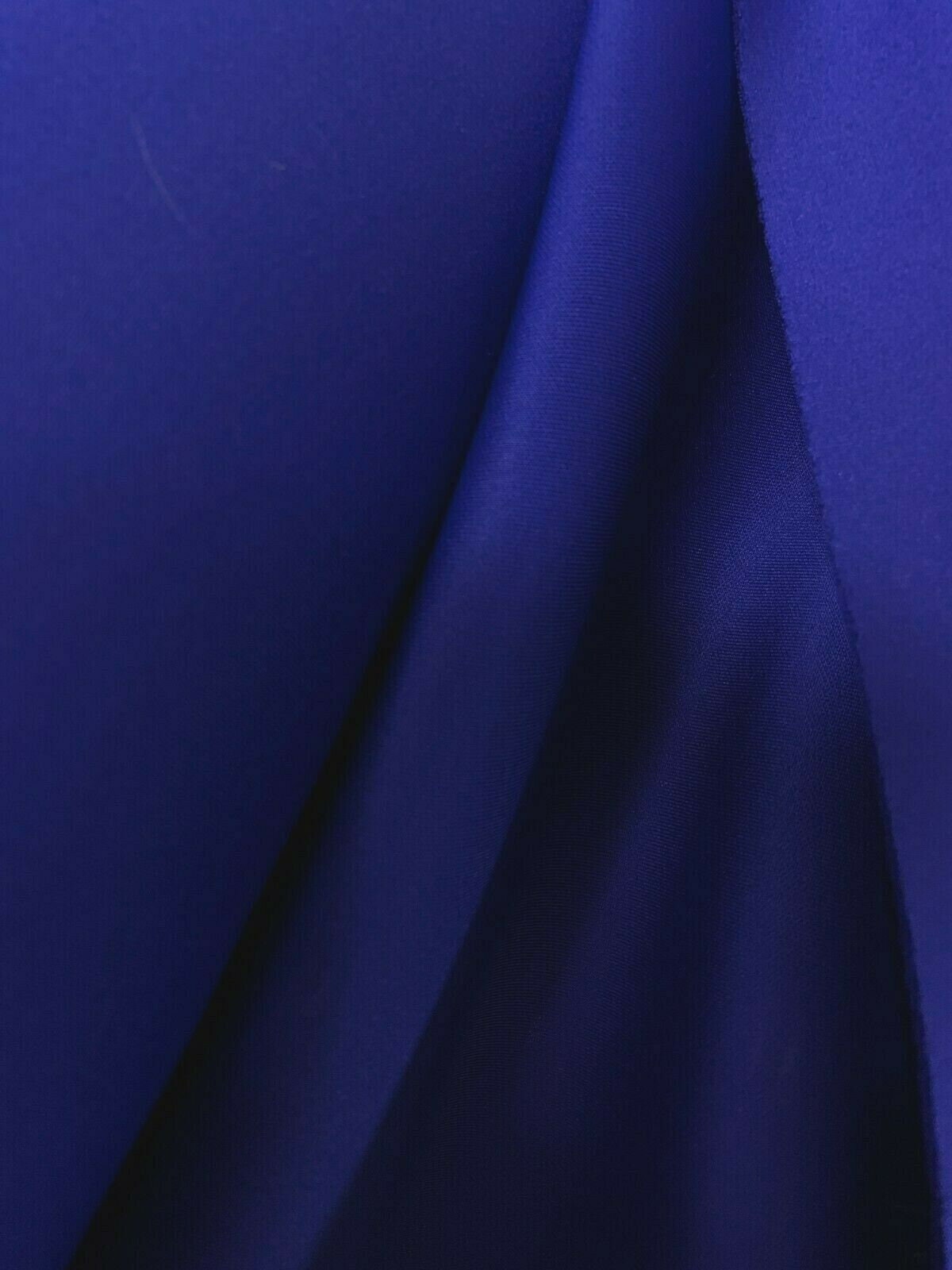 ROYAL BLUE Neoprene Scuba Knit Fabric Polyester Spandex (58 in.) Sold By The Yard