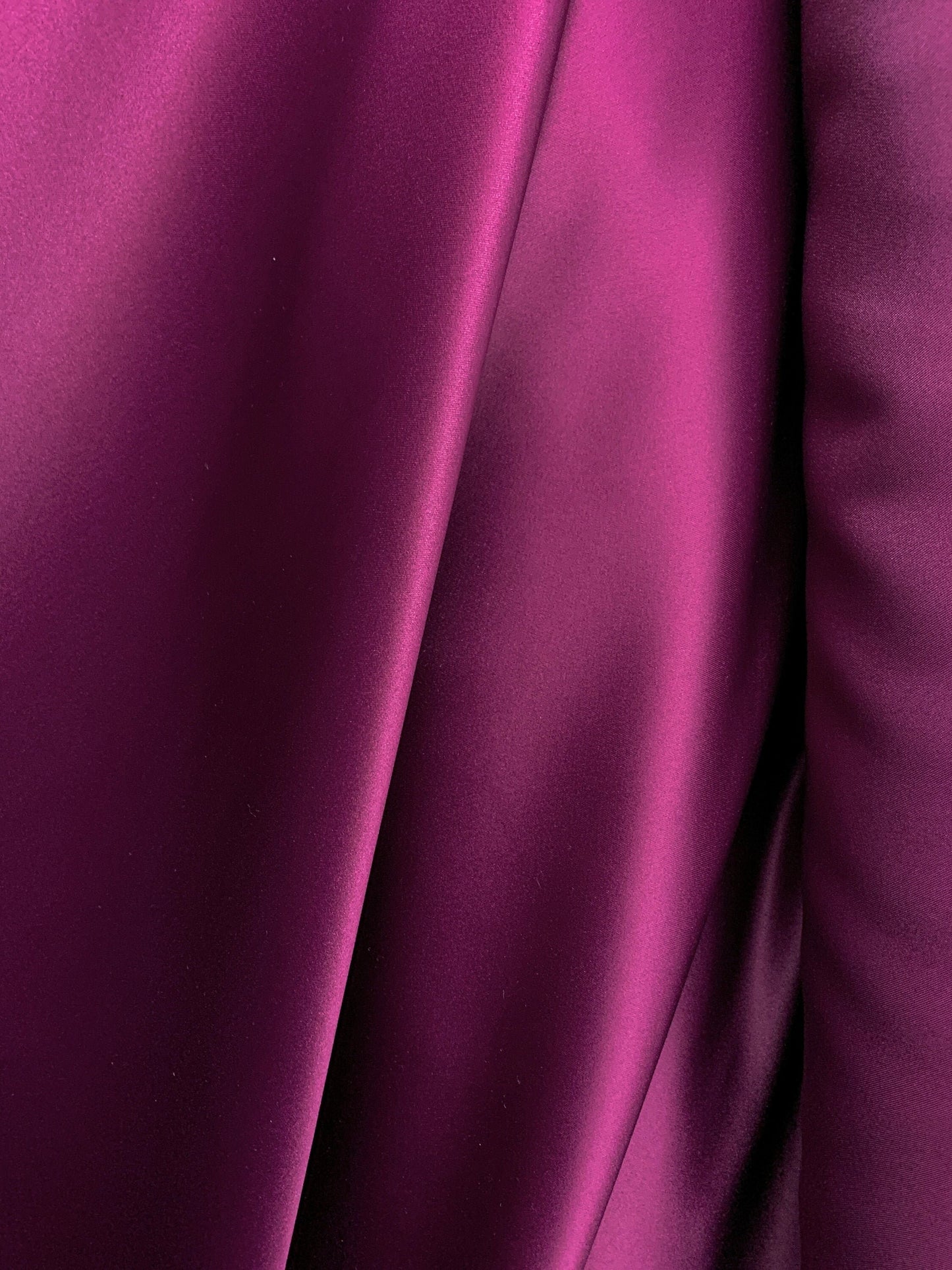 BURGUNDY Solid 100% Polyester Mystique Satin Fabric (60 in.) Sold By The Yard