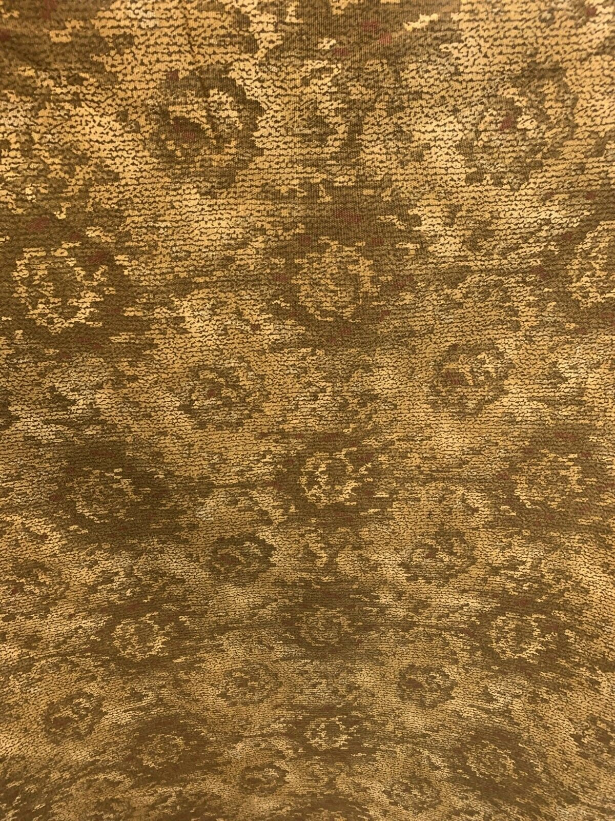 BROWN MULTICOLOR Printed Cotton Upholstery Fabric (54 in.) Sold By The Yard