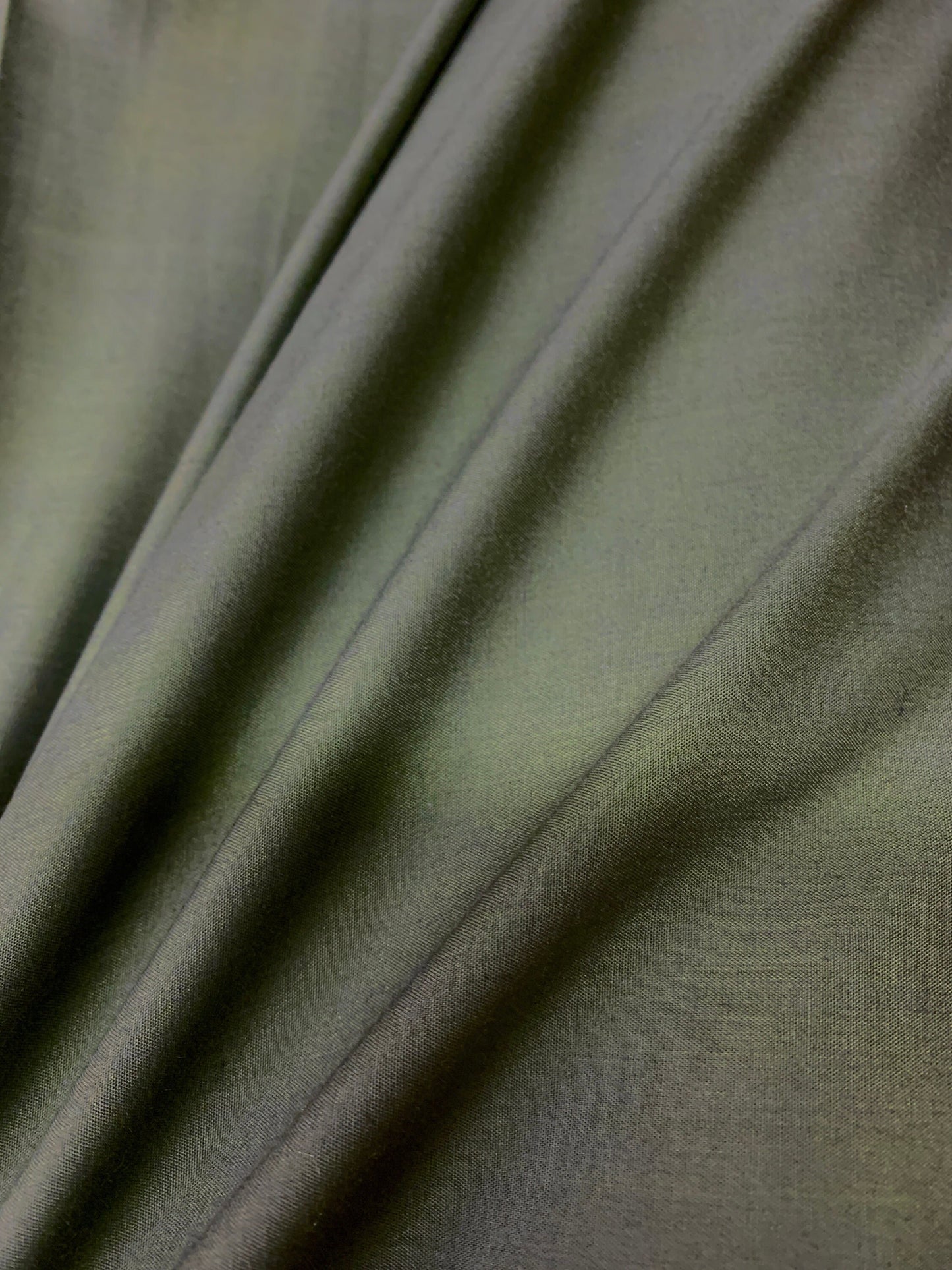 DARK OLIVE GREEN Light Weight Cotton Fabric (45 in.) Sold By The Yard