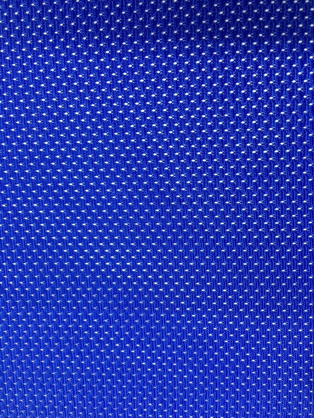 ROYAL BLUE Polyester Small Hole Athletic Sports Mesh Fabric (60 in.) Sold By The Yard