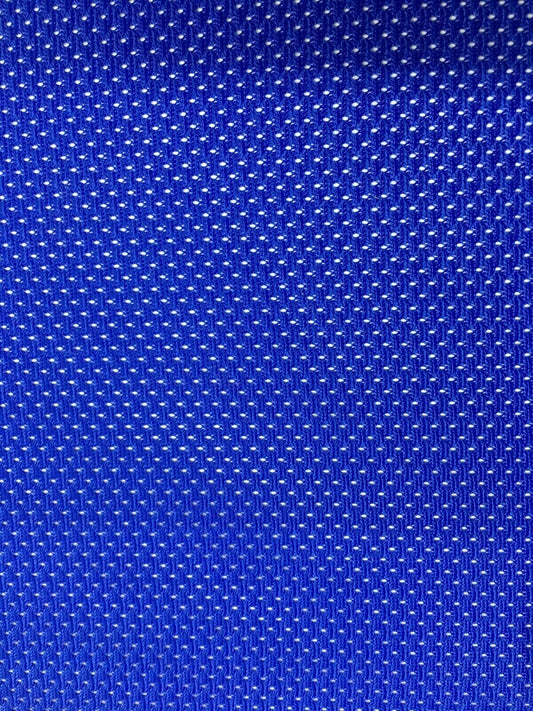 ROYAL BLUE Polyester Small Hole Athletic Sports Mesh Fabric (60 in.) Sold By The Yard