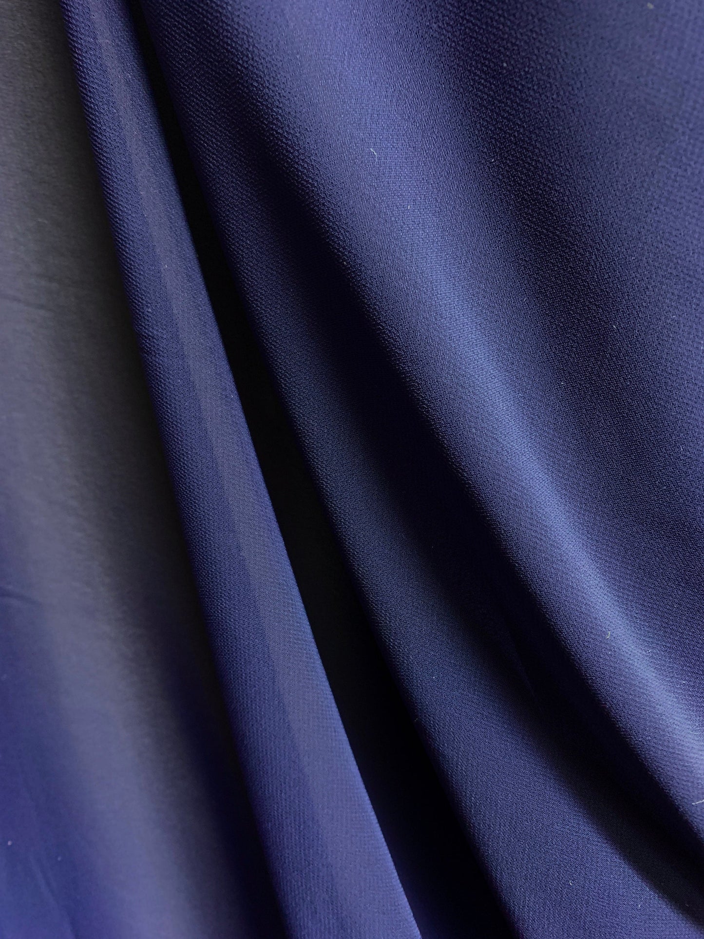 NAVY BLUE Sheer Solid Polyester Chiffon Fabric (60 in.) Sold By The Yard