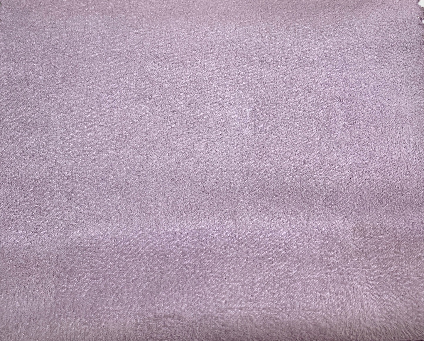 LAVENDER Upholstery Suede Micro Faux Polyester Drapery Fabric (56 in.) Sold By The Yard