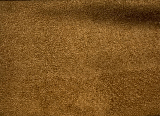 LIGHT BROWN Upholstery Suede Micro Faux Polyester Drapery Fabric (56 in.) Sold By The Yard