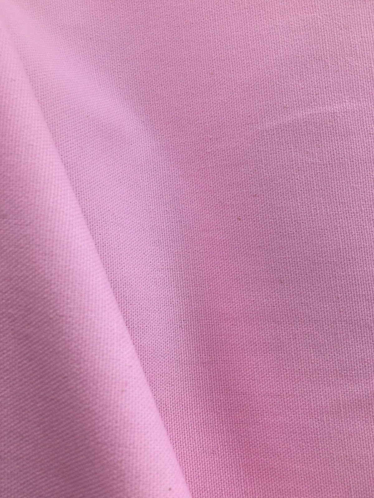 LIGHT PINK 100% Cotton Canvas Fabric (56 in.) Sold By The Yard