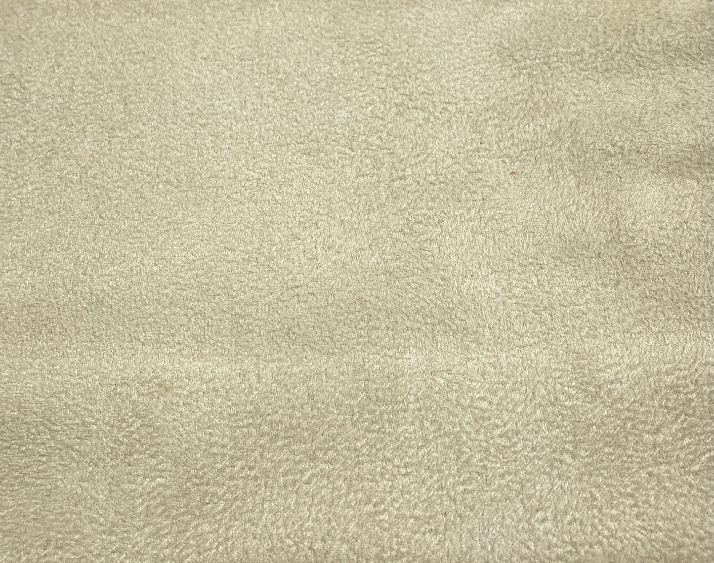 CREAM Upholstery Suede Micro Faux Polyester Drapery Fabric (56 in.) Sold By The Yard