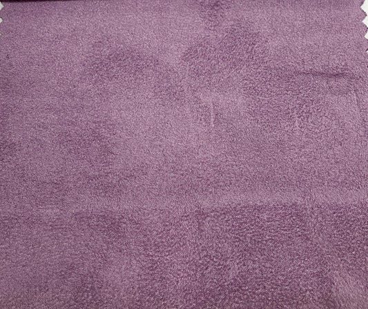 DARK LAVENDER Upholstery Suede Micro Faux Polyester Drapery Fabric (56 in.) Sold By The Yard