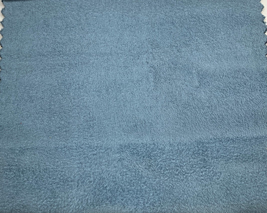 LIGHT BLUE Upholstery Suede Micro Faux Polyester Drapery Fabric (56 in.) Sold By The Yard