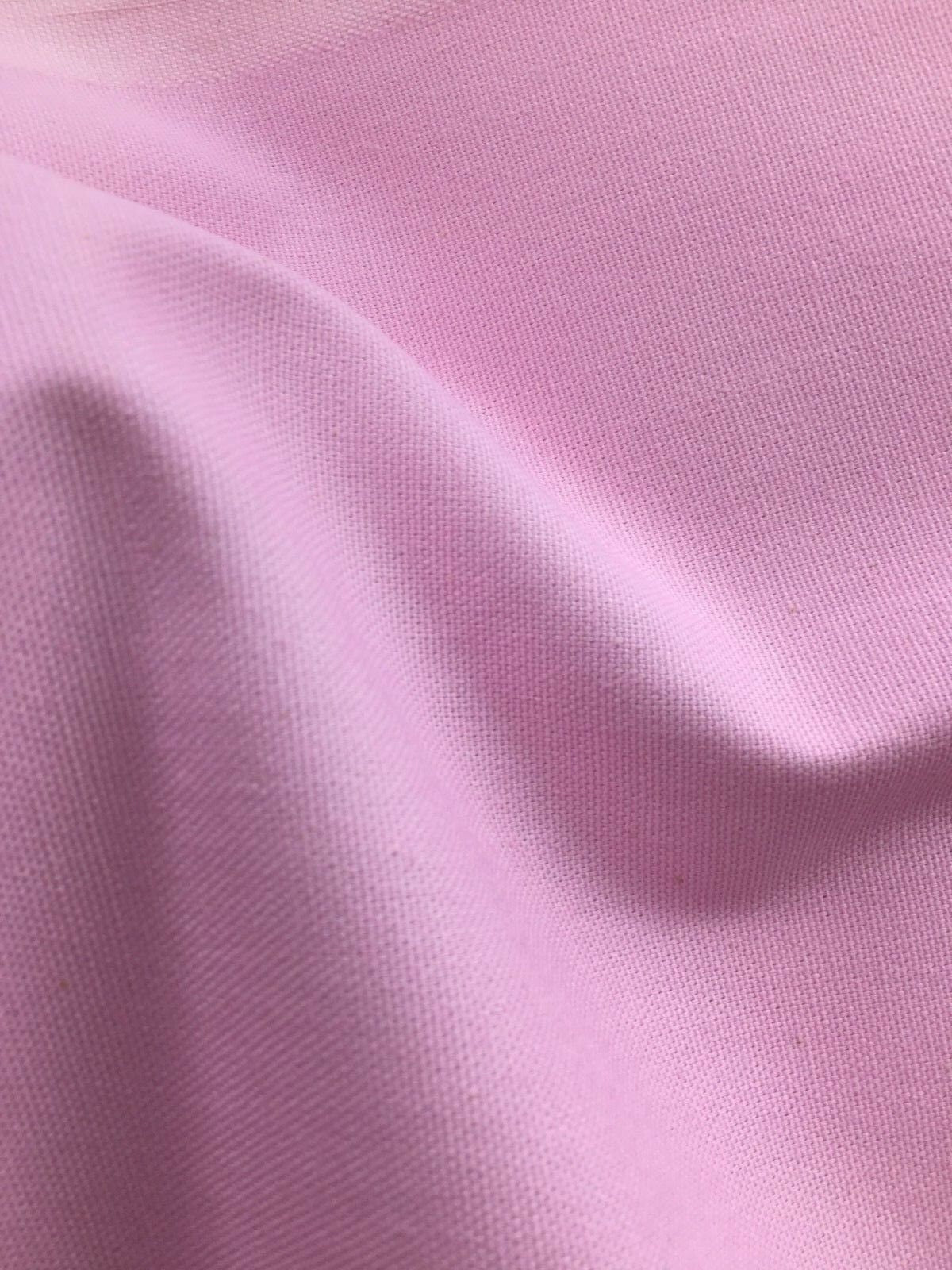 LIGHT PINK 100% Cotton Canvas Fabric (56 in.) Sold By The Yard