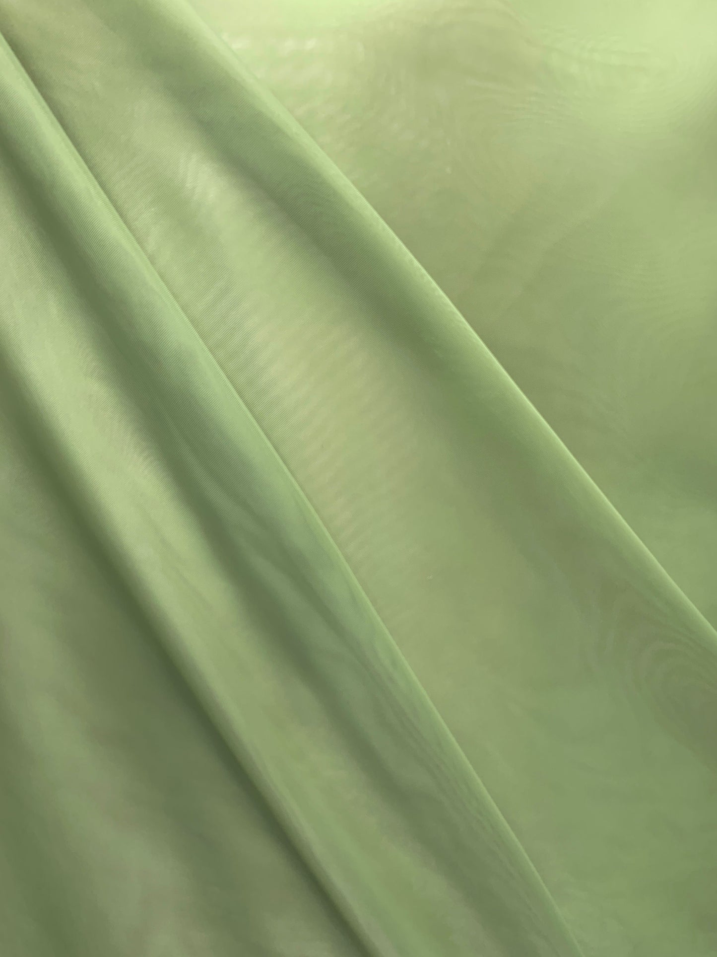 SAGE GREEN Sheer Voile Polyester Drapery Apparel Fabric (118 in.) Sold By The Yard