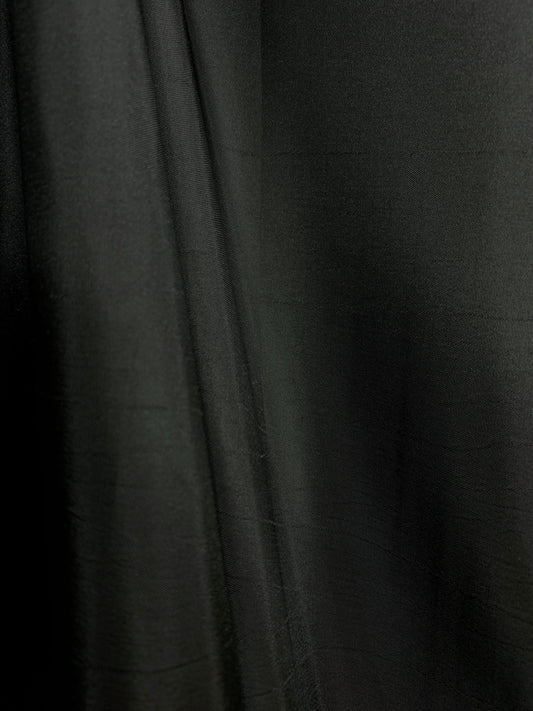 BLACK Solid Polyester Taffeta Fabric (60 in.) Sold By The Yard