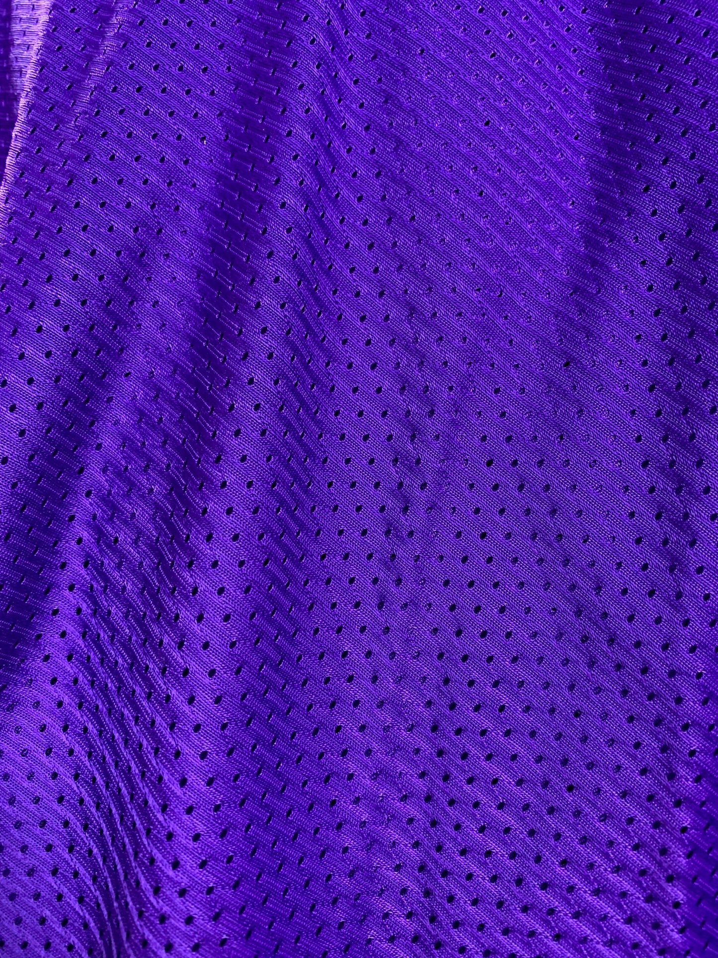 PURPLE Polyester Small Hole Athletic Sports Mesh Fabric (60 in.) Sold By The Yard