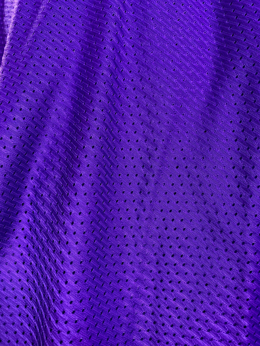 PURPLE Polyester Small Hole Athletic Sports Mesh Fabric (60 in.) Sold By The Yard