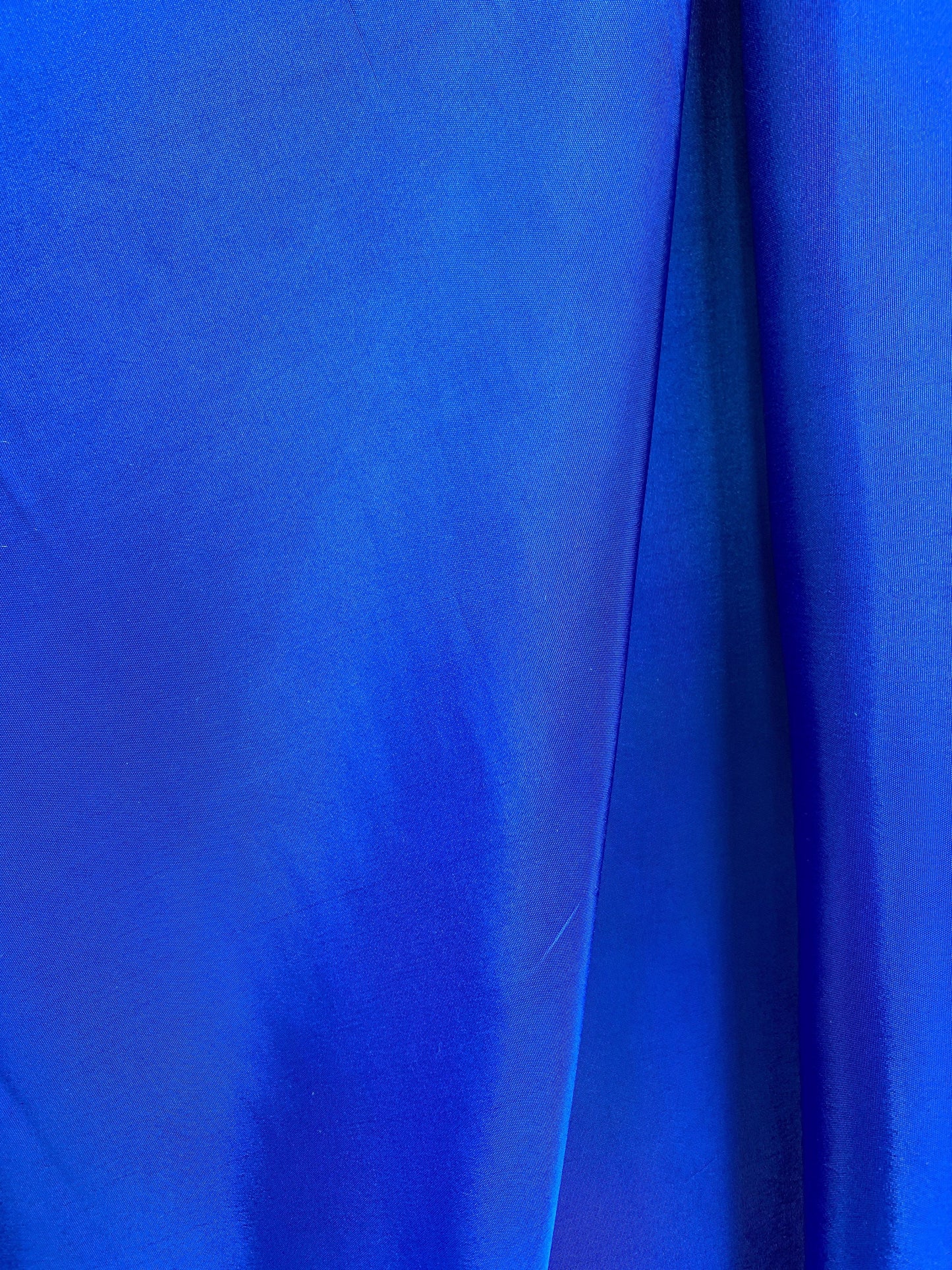 ROYAL BLUE Solid Polyester Taffeta Fabric (60 in.) Sold By The Yard