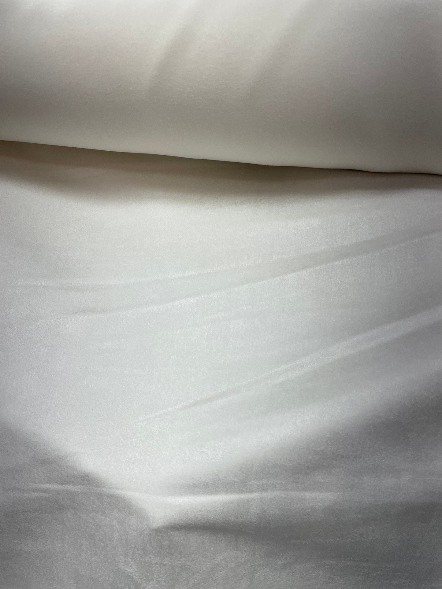 MILK WHITE Upholstery Suede Micro Faux Polyester Drapery Fabric (56 in.) Sold By The Yard