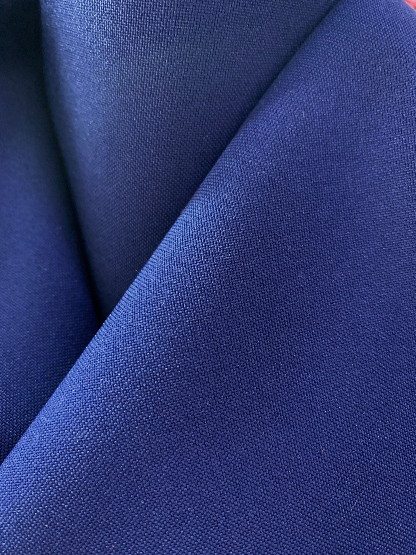 NAVY BLUE 100% Polyester Poplin Fabric (60 in.) Sold By The Yard