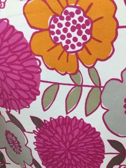 P Kaufmann Pink Floral Designer Cotton Pique Fabric (54 in.) Sold By The Yard