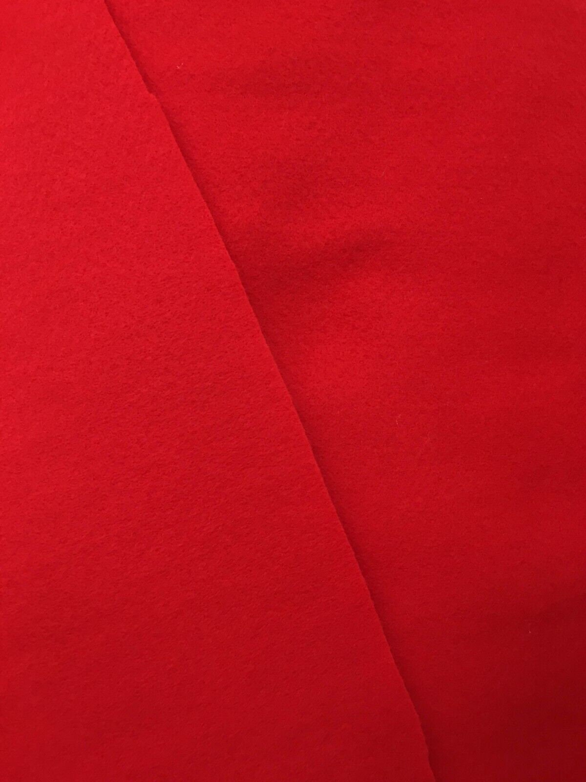 RED Acrylic Felt School Craft Poker Table Fabric (72 in.) Sold By The Yard