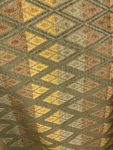 GOLD MULTICOLOR Diamond Chenille Upholstery Fabric (54 in.) Sold By The Yard