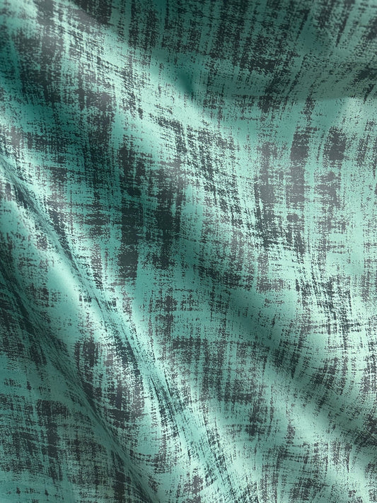 TEAL GRAY Textured Look Upholstery Velvet Fabric (54 in.) Sold By The Yard