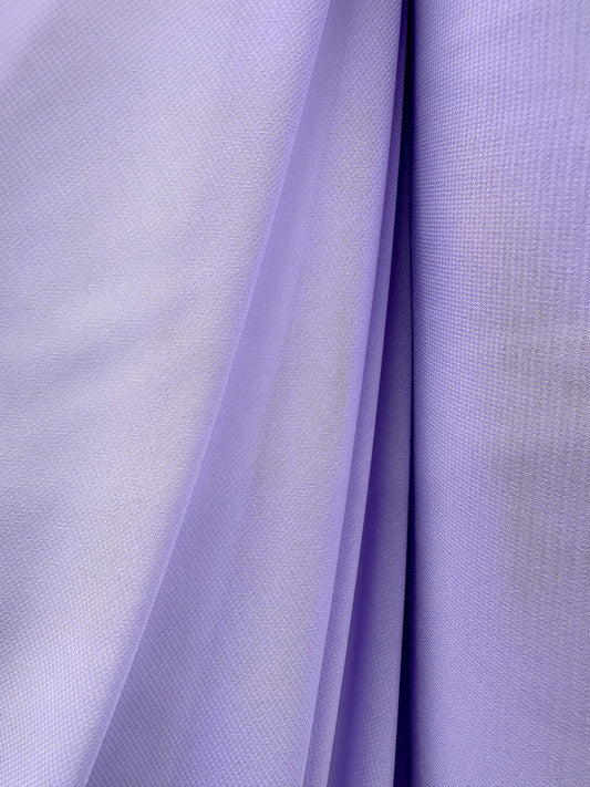 LAVENDER Sheer Solid Polyester Chiffon Fabric (60 in.) Sold By The Yard