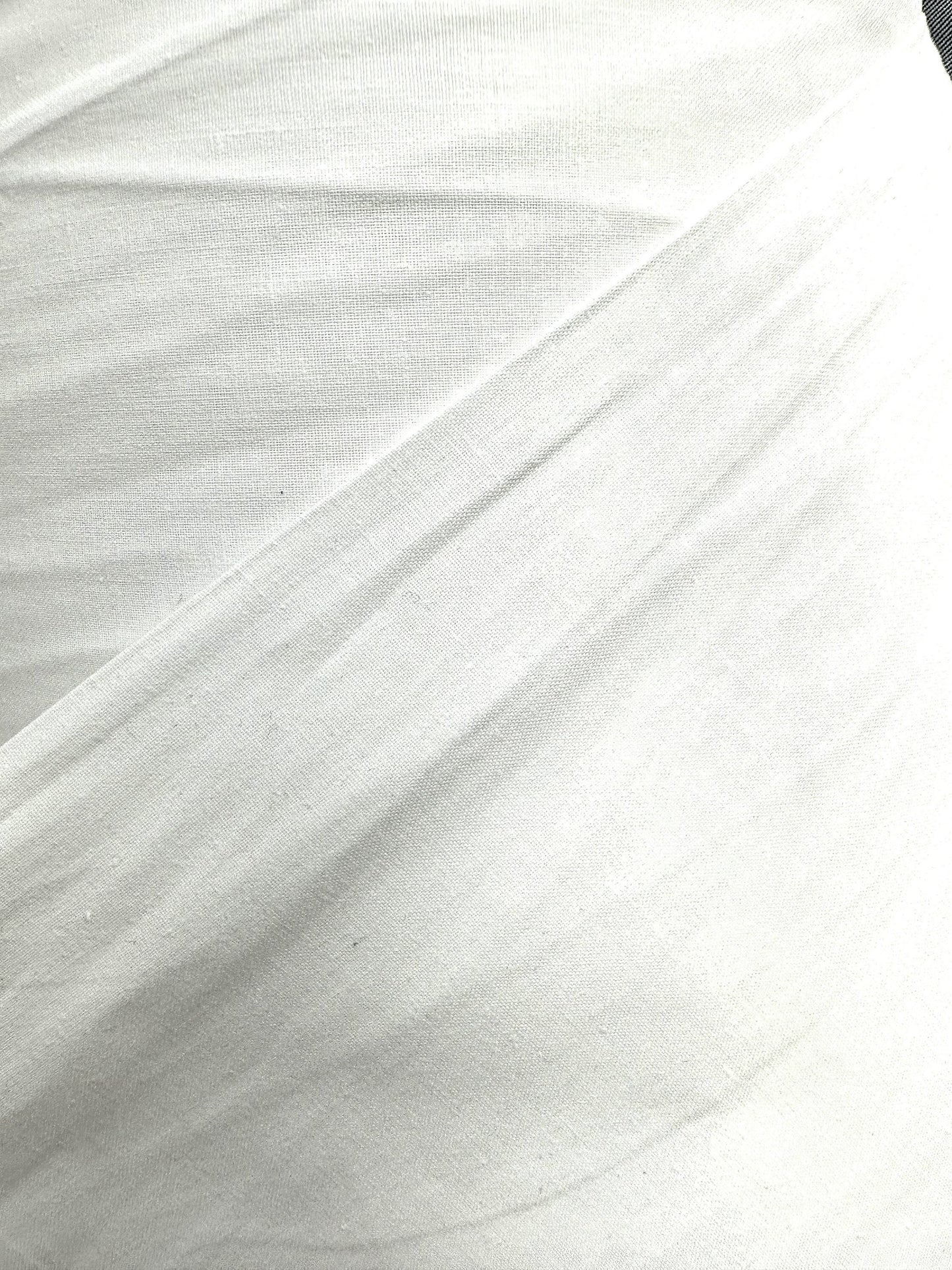 WHITE 100% Cotton Extra Wide Fabric (110 in.) Sold By The Yard