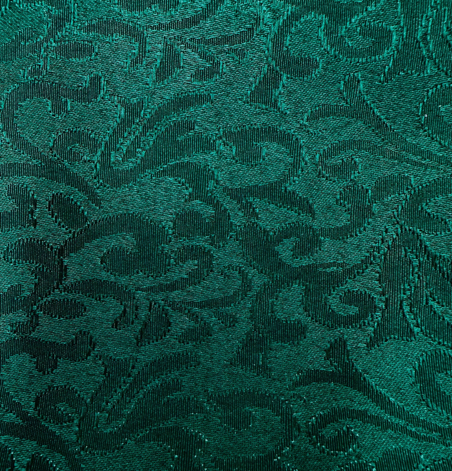 HUNTER GREEN Floral Brocade Fabric (60 in.) Sold By The Yard