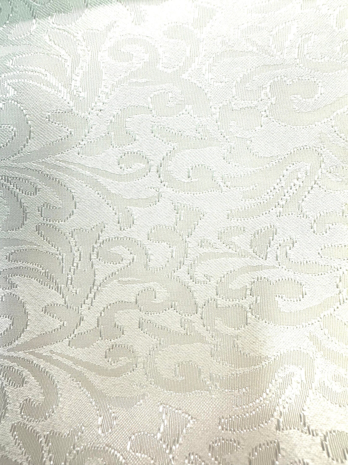 IVORY Floral Brocade Fabric (60 in.) Sold By The Yard