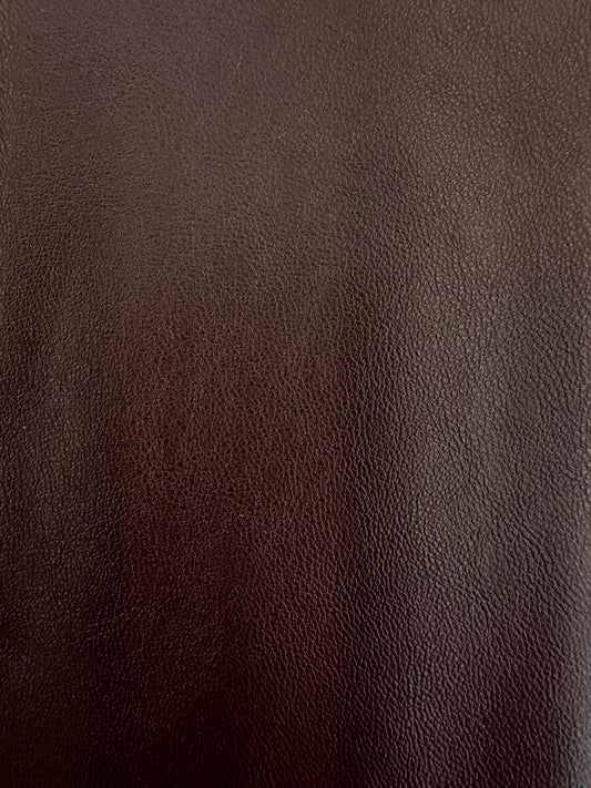 DARK BROWN PVC Pleather Stretch Fabric (55 in.) Sold By The Yard